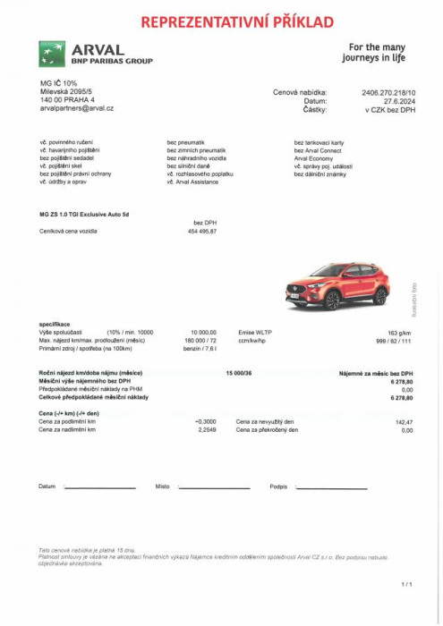 MG ZS EXCLUSIVE AUT. SKLADEM 1.0 Exclusive