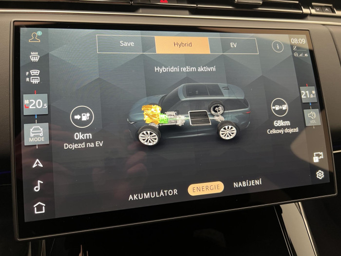 Land Rover Range Rover Sport P550e AUTOBIOGRAPHY REZERVACE