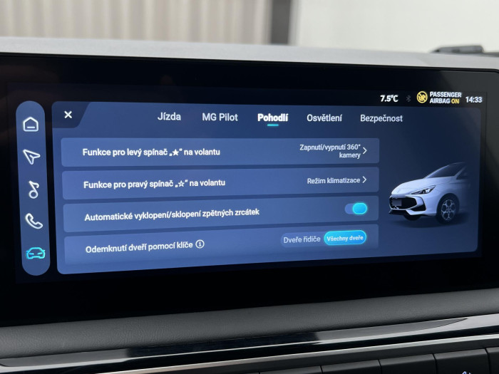MG MG3 EXCLUSIVE HYBRID+ AUT CZ 1.maj 1.5 Exclusive