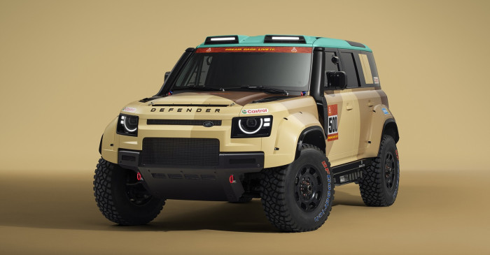 Tohle je nový závodní vzhled pro Defender Dakar D7X-R před jeho lednovým debutem
