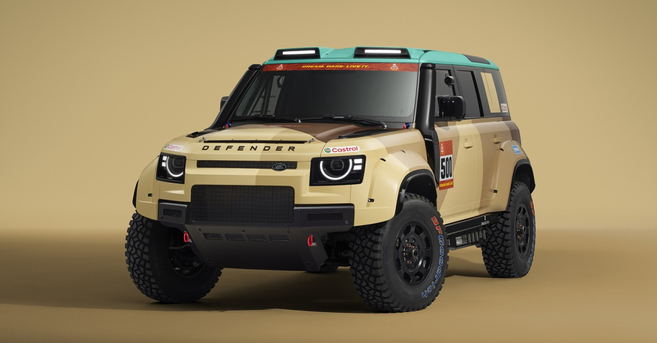 Tohle je nový závodní vzhled pro Defender Dakar D7X-R před jeho lednovým debutem