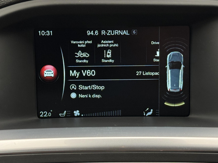 Volvo V60 D4 NAVIGACE CZ 2.0 d