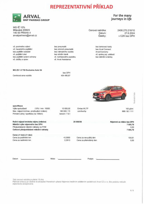 MG ZS EXCLUSIVE AUT. SKLADEM 1.0 Exclusive