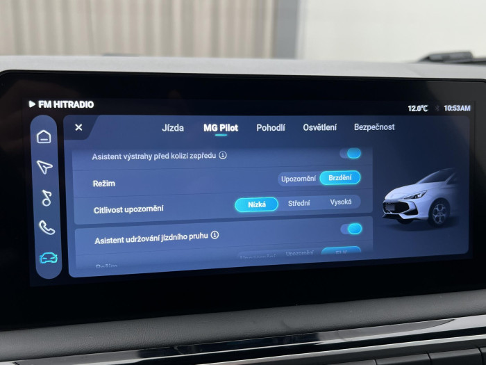 MG MG3 EXCLUSIVE HYBRID+ AUT CZ 1.maj 1.5 Exclusive