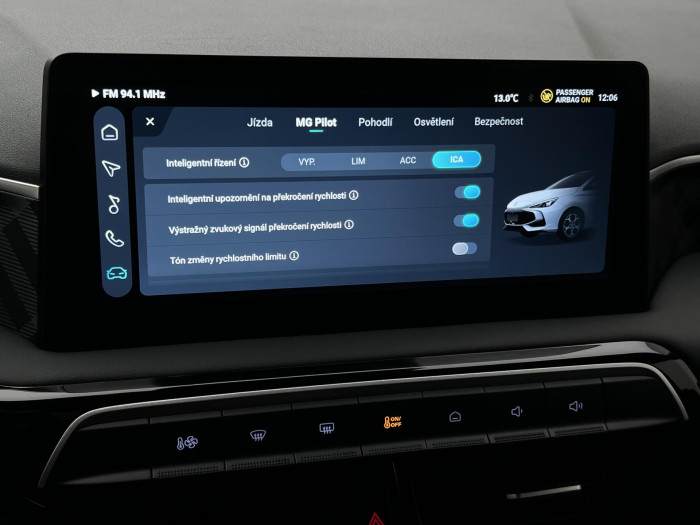 MG MG3 EXCLUSIVE HYBRID+ AUT CZ 1.maj 1.5 Exclusive