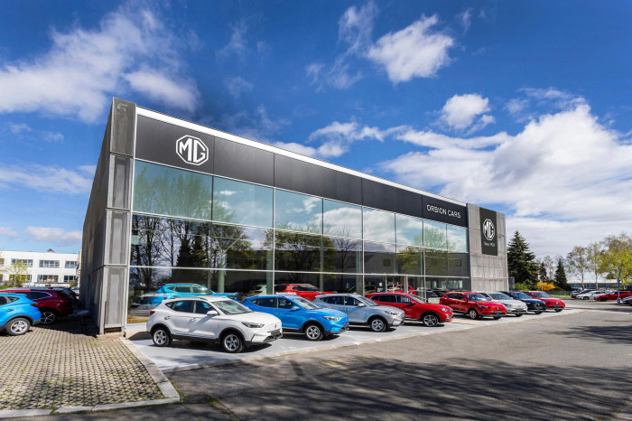 Showroom MG Orbion Cars Praha