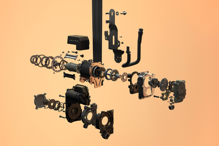 Volvo představuje první multiadaptivní bezpečnostní pás, kterým bude vybaveno připravované Volvo EX60