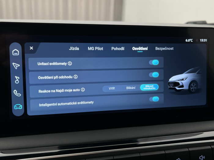 MG MG3 EXCLUSIVE HYBRID+ AUT CZ 1.maj 1.5 Exclusive